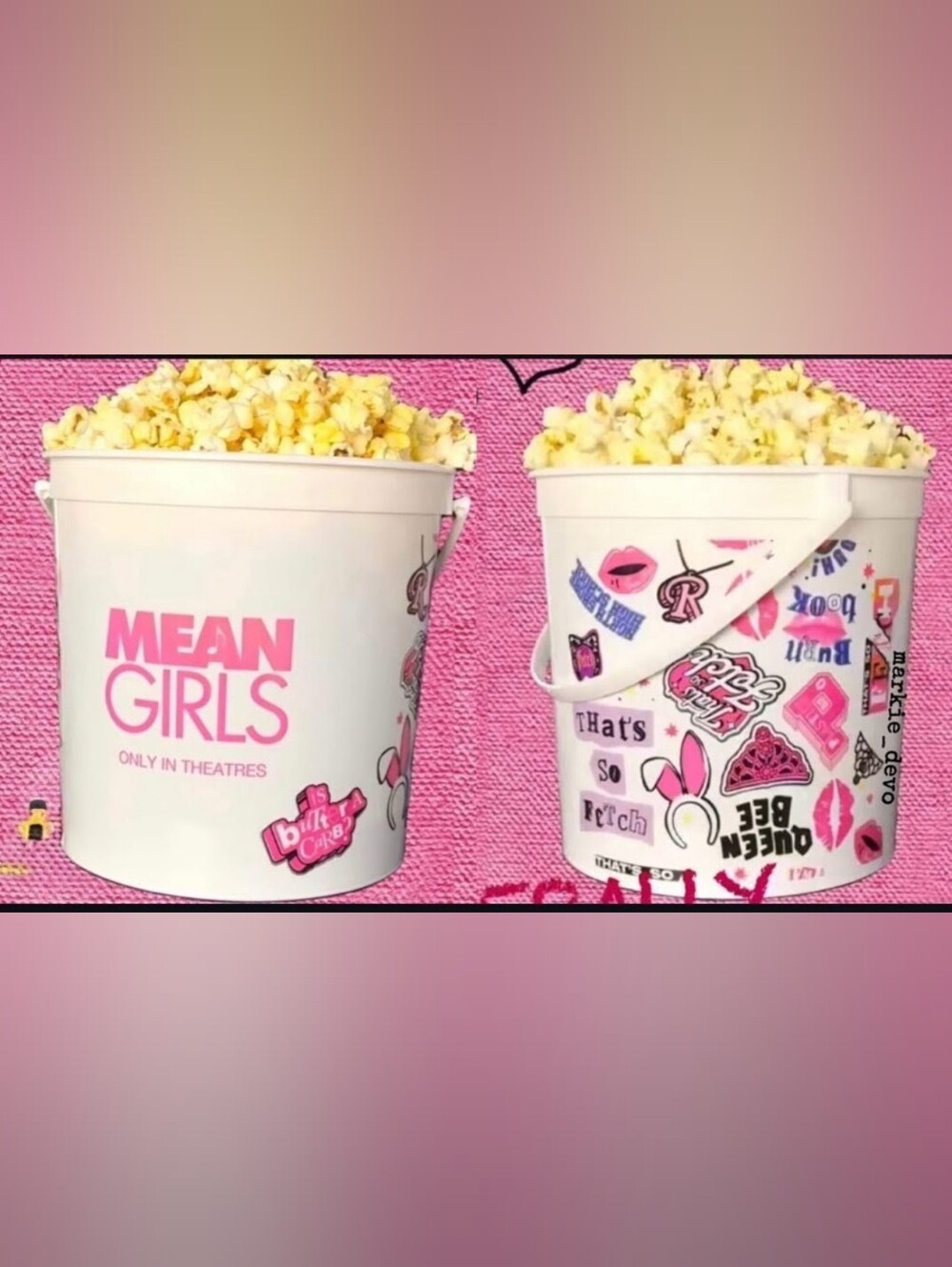 Mean Girls Popcorn Bucket